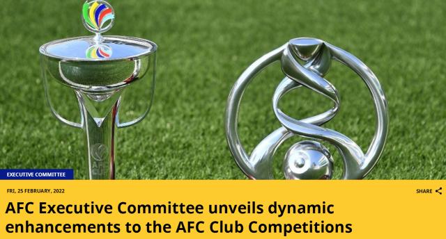 开云体育入口-亚足联：2023-24赛季开始 亚冠外援名额改为“5+1”