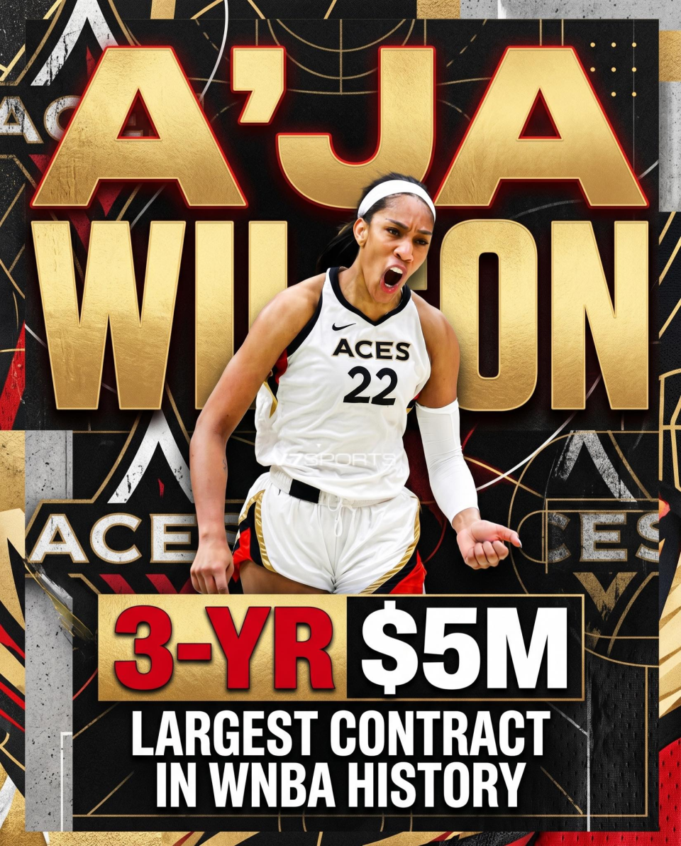 开云官网-WNBA史上最大合同！阿贾3年500万超级顶薪留队 年薪仍低于布朗尼